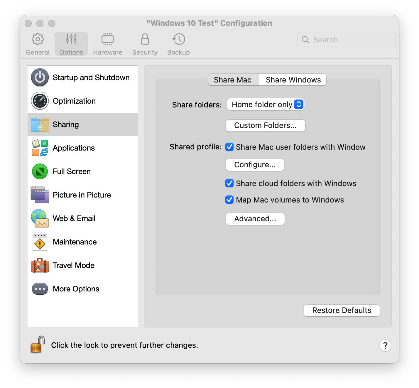 KB Parallels Use Mac User Files In Windows